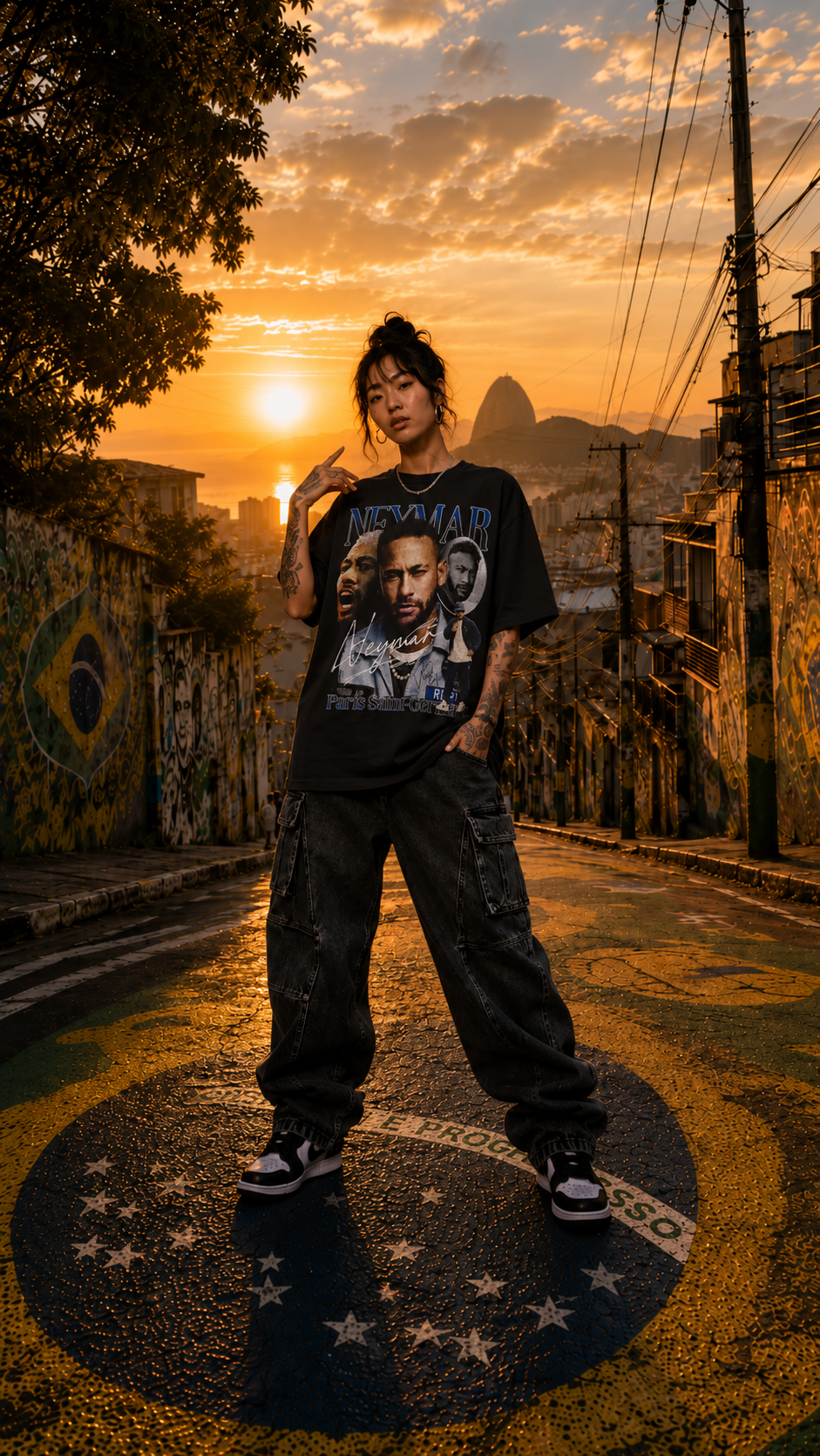 Golden Flair - Neymar T-shirt